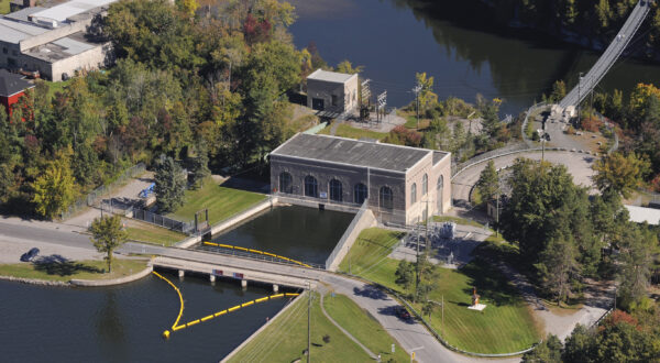A view of Ranney Falls Generating Station in 2010.