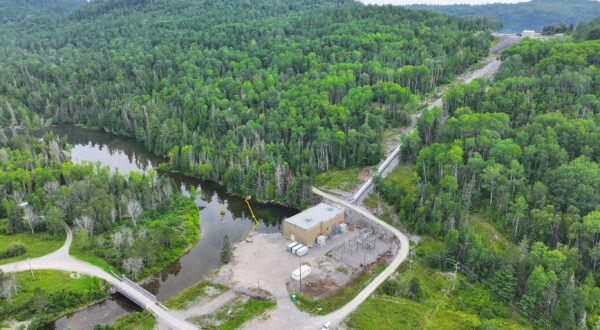An aerial view of Matabitchuan Generating Station.