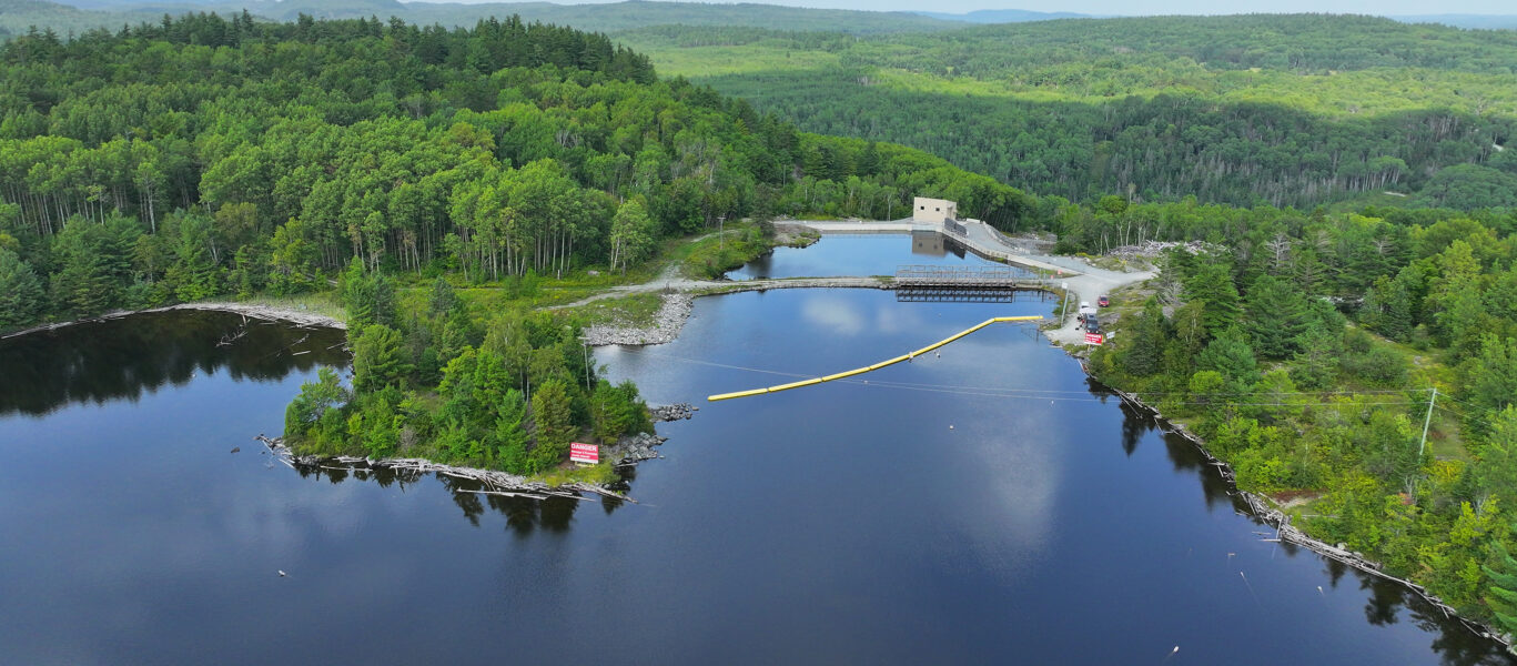 An aerial view of Matabitchuan Generating Station.